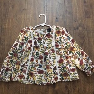 Cute boho style top 4T